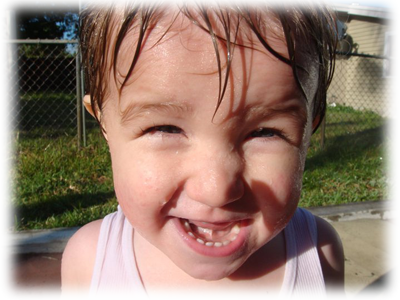 This boy's usually not this crazy